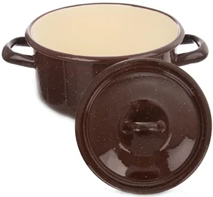 Orion POKRYWA EMALIA BRĄZOWA 12CM TM1 113411 - Pokrywki - miniaturka - grafika 2