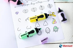 EDDING Displey mini zakreślaczy mix kolorów pastelowych 100 szt 52.211 E - Zakreślacze - miniaturka - grafika 9