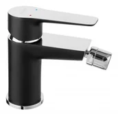 Baterie wannowe i prysznicowe - Ferro Bateria Adore natryskowa, czarny-chrom BDR7BLC BDR7BLC - miniaturka - grafika 1