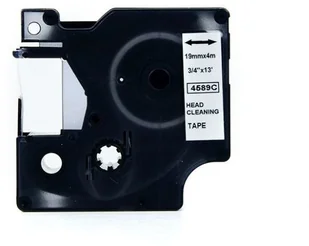 Dymo 4589C, 19mm x 4m, czarny druk / biały podkład, czyszczenie, taśma zamiennik - Papier do drukarek Dymo 4589C, 19mm x 4m, czarny druk / biały podkład, czyszczenie, taśma zamiennik - Papier do drukarek - miniaturka - grafika 1