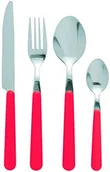 Zestawy sztućców - Colorlife exclsa "Jolly" zestaw sztućców 24-częściowy, czerwony 35416_Rosso - miniaturka - grafika 1