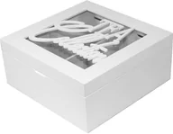 Pojemniki kuchenne - Pigmejka Skrzyneczka na herbatę PIGMEJKA, biała, 8x18x18 cm - miniaturka - grafika 1