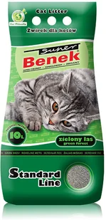 Benek Żwirek Super Zielony Las - 25 l (ok. 20 kg) - Żwirek dla kotów - miniaturka - grafika 2