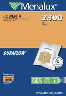 Menalux 2300, Duraflow, 5 worków do odkurzacza 2043418 - Akcesoria do odkurzaczy - miniaturka - grafika 2