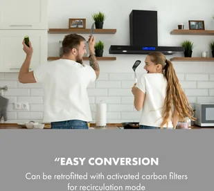 Klarstein CGCH5-Sabrina-90BK - Okapy kuchenne - miniaturka - grafika 10