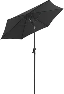 vidaXL Parasol, antracytowy, 200x211 cm, aluminium vidaXL - Parasole ogrodowe - miniaturka - grafika 4