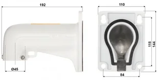 Hikvision KAMERA IP SZYBKOOBROTOWA ZEWNĘTRZNA DS-2DE4425IW-DE(S6) - 4 Mpx 4.8 ... 120 mm DS-2DE4425IW-DE(S6) - Kamery IP - miniaturka - grafika 7