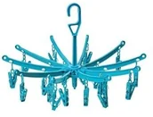 Deski do prasowania - Rörets Suszarka wisząca Rorets klamerki na bieliznę turkus - miniaturka - grafika 1