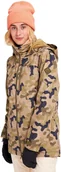 Kurtki damskie - Burton kurtka zimowa damska LELAH JK Martini Olive Terra Camo - miniaturka - grafika 1