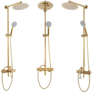 Rea Zestaw Prysznicowy Natryskowy ALDI Gold P8802 - Zestawy prysznicowe - miniaturka - grafika 2