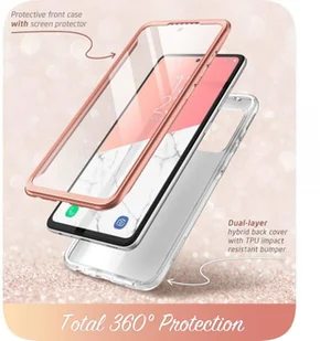 Supcase Etui i-Blason Cosmo SP Galaxy A53 5G, marmurowe różowe - Etui i futerały do telefonów - miniaturka - grafika 4