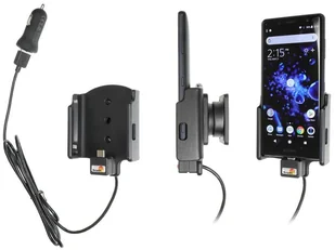 Brodit AB Uchwyt aktywny z kablem USB do Sony Xperia XZ2 Compact 721052 - Uchwyty samochodowe do telefonów - miniaturka - grafika 2