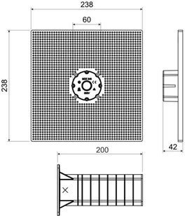 KOPOS Płyta montażowa do dociepleń MDZ-XL-KB Kopos MDZ-XL-KB - Puszki elektryczne i akcesoria - miniaturka - grafika 7