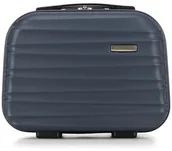 Kosmetyczki, organizery i kuferki - Wittchen Kuferek 56-3A-314 granatowy 56-3A-314-91 - miniaturka - grafika 1