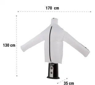 OneConcept OneConcept ShirtButler Automatyczna suszarka do koszul, 850 W, 2 w 1, do 65°C HL-CDR1-0001 - Akcesoria i części do żelazek - miniaturka - grafika 8