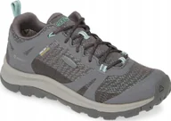 Buty trekkingowe damskie - Keen Buty damskie Terradora II Wp Steel Grey/ocean - miniaturka - grafika 1
