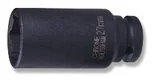 Jonnesway Nasadka udarowa długa 6-kątna 1/2", 22 mm, CR-MO - Klucze i nasadki - miniaturka - grafika 3