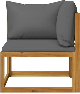 vidaXL 6-cz. zestaw wypoczynkowy do ogrodu, poduszki, drewno akacjowe 3057605 - Meble ogrodowe - miniaturka - grafika 3