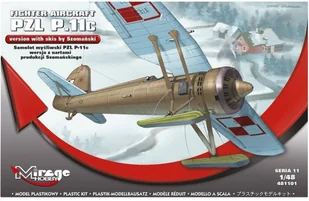 Mirage Hobby PZL P.11c wersja z nartami - Modele do sklejania - miniaturka - grafika 2