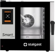 Piece, kotły  i płyty grzejne gastronomiczne - Stalgast Piec konwekcyjno-parowy gazowy SmartCook 7 GN 2/1 9100054 - miniaturka - grafika 1