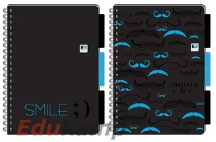 Inter-druk Kołobrulion B5 160 kartek w kratkę Black&Blue - Szkolne artykuły papiernicze - miniaturka - grafika 4