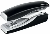 Zszywacze biurowe - Leitz NeXXt Softpress 5603 zszywacz płaski, do 30 kartek, do zszywek S1, czarny - miniaturka - grafika 1