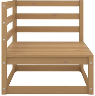 vidaXL 3-cz. zestaw wypoczynkowy do ogrodu, miodowy brąz, sosnowy - Komplety wypoczynkowe - miniaturka - grafika 14