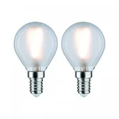 Żarówki LED - Paulmann LED Fil 2szt. Tropfen 250lm E14 2700K matt 2,5W 230V 28638 - miniaturka - grafika 1