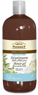 Green Pharmacy PHARM POLSKA żel pod prysznic Oliwki i mleko ryżowe 500ml 7 - Kosmetyki do kąpieli - miniaturka - grafika 4