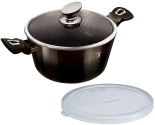 Berlinger Haus Lumarko Garnek granitowy 24cm berlingerhaus bh-6605 shiny black BH-6605 Kinghoff - Garnki - miniaturka - grafika 2