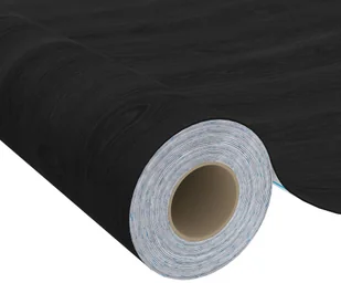 vidaXL Okleina meblowa samoprzylepna, ciemne drewno, 500x90 cm, PVC vidaXL - Naklejki na drzwi i meble - miniaturka - grafika 5