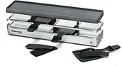Raclette - Rommelsbacher raclette-grill,, srebrny, 4-osobowy, srebro RC 800 - miniaturka - grafika 1