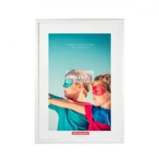 NA Ramka zdjęcia 50x70 aluminiowa biała MEMOBE /RZ75AL/B/ AM557-10 - Ramki na zdjęcia - miniaturka - grafika 2