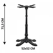 Stoły i stoliki do biura - STEMA - SH Podstawa stolika żeliwna SH-5051/B, (stelaż stolika), kolor czarny SH5051B/71/01 - miniaturka - grafika 1