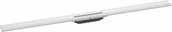 Odpływy liniowe - HANSGROHE HANSGROHE 56054700 RainDrain Flex Element zewnętrzny odpływu 120 cm z możliwością przycięcia i do montażu przy ścianie biały matowy - miniaturka - grafika 1