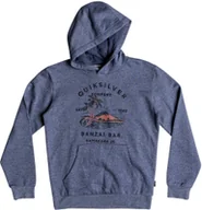 Bluzy dla chłopców - Quiksilver bluza ęca BANZAI BAR HOOD YOUTH Bijou Blue BNG0 - miniaturka - grafika 1
