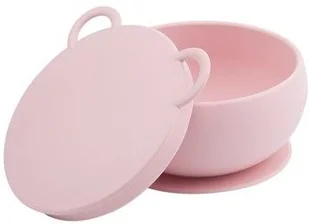 Minikoioi Minikoioi: miseczka silikonowa z przyssawką Bowly (Różowy) - Miseczki i talerzyki dla dzieci - miniaturka - grafika 2