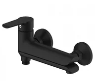 Baterie wannowe i prysznicowe - Metal-Hurt YO! wannowo-natryskowa ścienna z rozkładaną wylewką bez natrysku czarny mat BJC910B - miniaturka - grafika 1