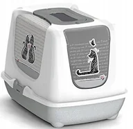 Kuwety dla kotów - Yarro Toaleta Trendy kolor Classic z motywem kota - miniaturka - grafika 1