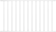Ogrodzenia - vidaxl Panel ogrodzeniowy, kryta proszkowo stal, 1,7x1,25 m, biały - miniaturka - grafika 1