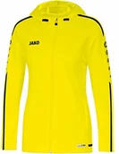 Piłka nożna - JAKO Striker 2.0 damska kurtka z kapturem, neonowo-żółta/czarna, 40 - miniaturka - grafika 1