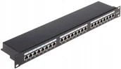 Szafy rack - Patch Panel RJ-45 PP-24/RJ6-C/FTP-S - miniaturka - grafika 1
