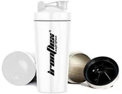Shakery i bidony sportowe - IRONFLEX IRONFLEX Shaker Steel  750ml Black - miniaturka - grafika 1