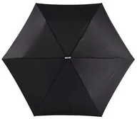 Parasole - Marka własna Parasol płaski FLAT damski do torebki, czarny - miniaturka - grafika 1