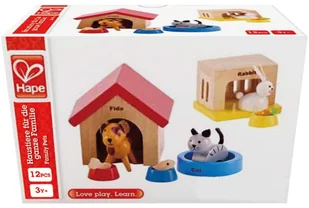Hape Edugro Zabawki zwierzęta domowe, E3455 E3455 - Figurki dla dzieci - miniaturka - grafika 3
