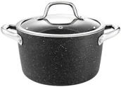 Garnki - Tescoma garnek PRESIDENT Stone z pokrywką 20 cm 3.0 l - miniaturka - grafika 1