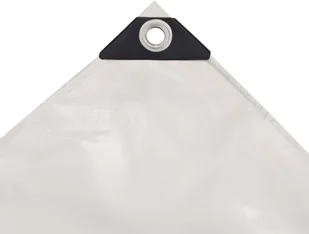 vidaXL Plandeka 650 g/m, 4 x 4 m, biała - Folie budowlane - miniaturka - grafika 4