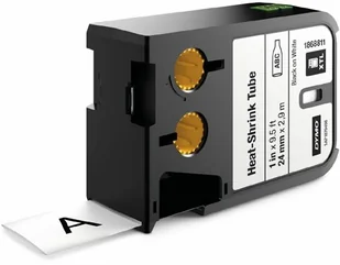 Dymo Taśma do nadruku wąż termokurczliwy XTL 1868811 24 mm Kolor taśmy: Bia - Dodatki do drukarek i skanerów - miniaturka - grafika 2