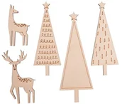 Dekoracje domu - Rayher Hobby, drewno, brązowy, jeden rozmiar, jeden rozmiar - miniaturka - grafika 1