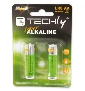 Techly Baterie alkaliczne 1.5V AA LR6 2 sztuki - 306967 - Baterie i akcesoria - miniaturka - grafika 3
